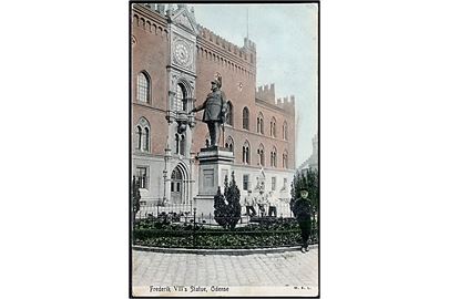 Odense. Frederik VII's Statue. W. E. L. u/no. 