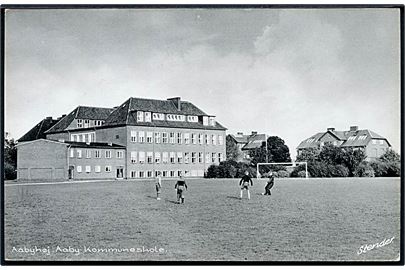 Aabyhøj. Aaby Kommuneskole. Stenders, Aabyhøj no. 5 K. 