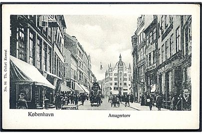 København. Amagertorv. Th. Cohrt no. 84. 