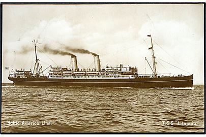 Lituania, S/S, Baltic America Line. No. 134.