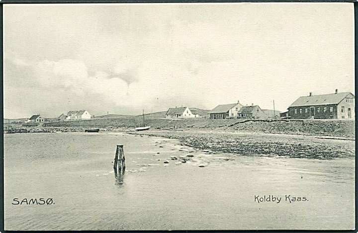 Koldby Kaas, strandparti. C. M. Thune no. 13155.