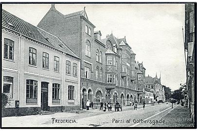 Fredericia. Parti af Gothersgade. U/no. 