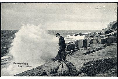 Bornholm. Brænding. Ad. Møller no. 1100 08.