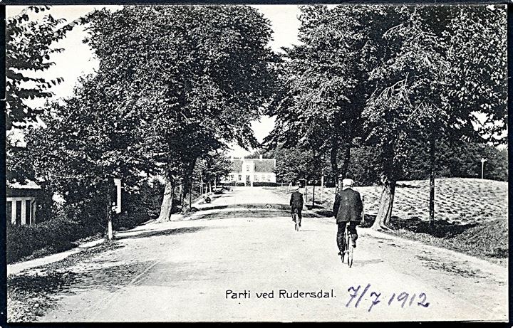 Parti ved Rudersdal. Stenders no. 12554. 