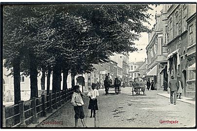 Svendborg. Gerritsgade. Warburgs Kunstforlag no. 4615. 