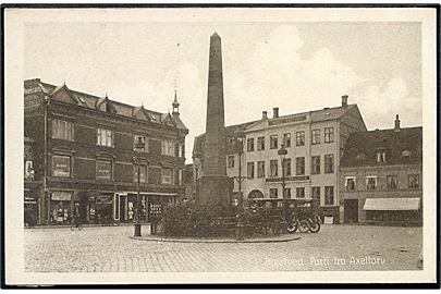 Næstved. Parti fra Axeltorv. Stenders, Næstved no. 83. 