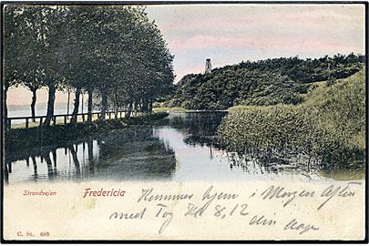 Fredericia. Strandvejen. Stenders no. 688. 