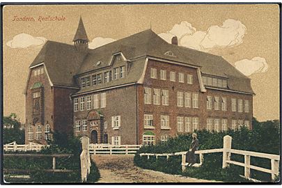 Tønder. Realskolen. M. Glückstadt & Münden no. 132861.