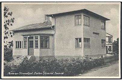 Samsø. Pension Strandlyst. Ballen Strand. Stenders no. 84290. 