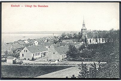 Ebeltoft. Udsigt fra Skandsen. E. Frier u/no. 