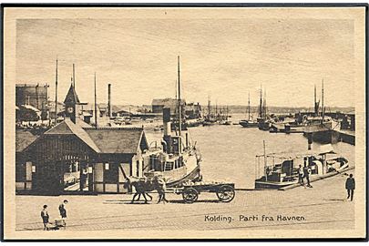 Kolding. Parti fra Havnen. Stenders, Kolding no. 23. 