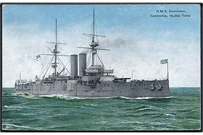 HMS Dominion, britisk slagskib. U/no.