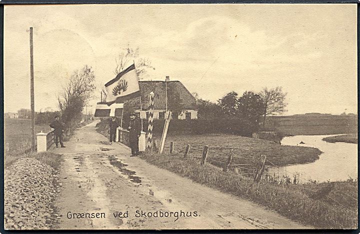 Grænsen ved Skodborghus. Stenders no. 20441. 