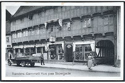 Randers. Gammelt Hus paa Storegade. Stenders, Randers no. 185. 