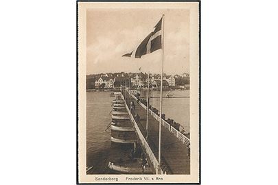 Sønderborg. Frederik VII.'s Bro. Forlag J. Boisen, Fotograf u/no. 