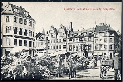 København. Parti af Højbroplads og Amagertorv. N. N. no. 29. 