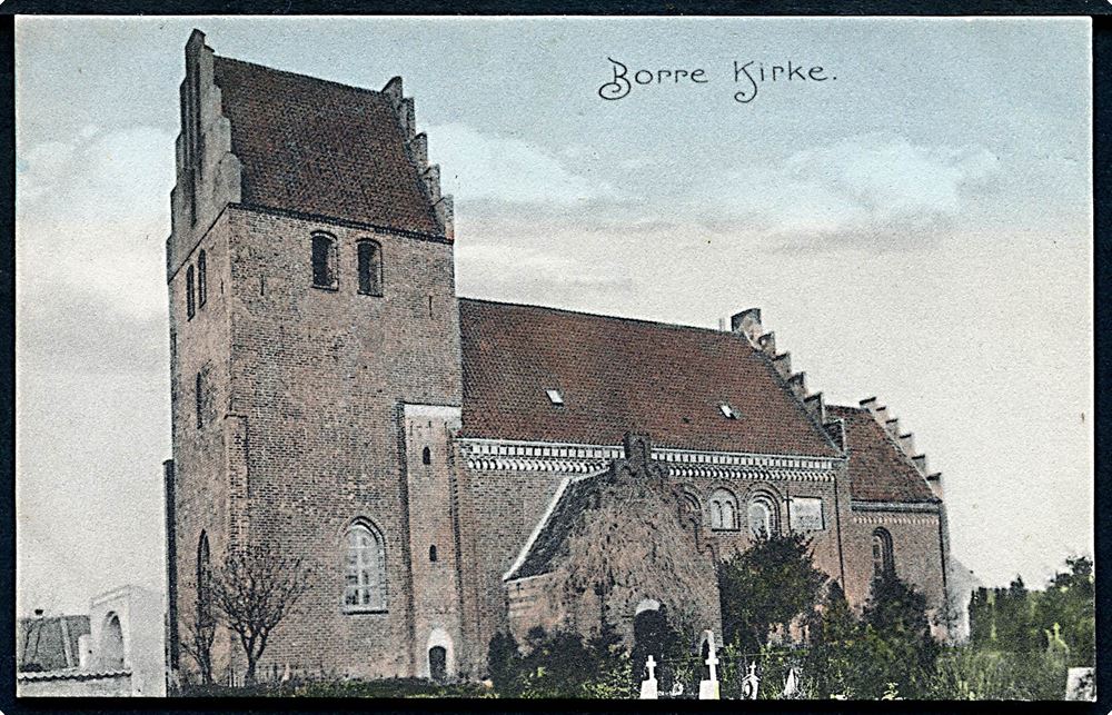 Borre Kirke Stenders No 10441 4791 Danmark Postkort Ubrugt