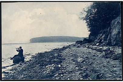 Thurø. Smørmosen strand. Chr. G. Kielberg no. 14514. 