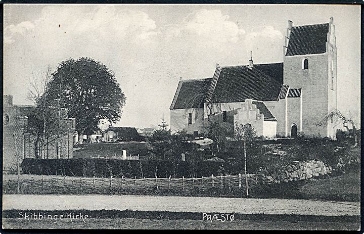 Præstø. Skibbinge Kirke. Andreas Jensen no. 14 404. 