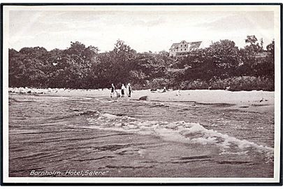 Bornholm. Hotel Salene. Colberg no. 750. Nedbrændte den 19.11.1949. 