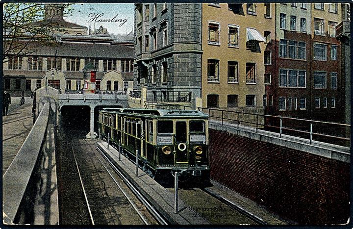 Hamburg, U-Bahn ved Børsen. A. Friedrich no. 163.