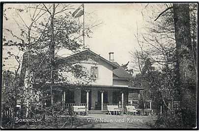 Bornholm. Villa Nova ved Rønne. Frits Sørensens Boghandel no. 49. 