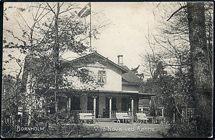 Bornholm. Villa Nova ved Rønne. Frits Sørensens Boghandel no. 49. 