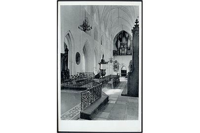 Odense Domkirke. Sct. Knuds Kirke. Hovedskibet set fra koret. Stenders no. 203. 