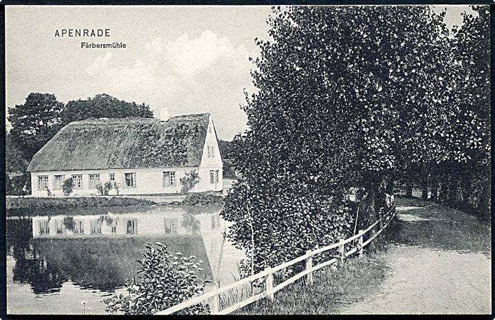 Aabenraa. Fäbersmühle. W. Wohlenberg u/no. 