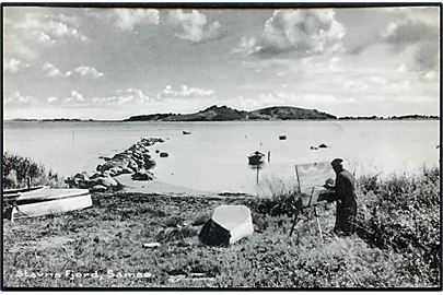 Stavns Fjord, Samsø. Stenders no. 100242. 