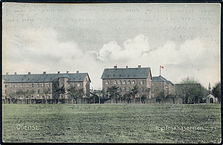 Odense. Fodfolkkasernen. Stenders no. 859. 