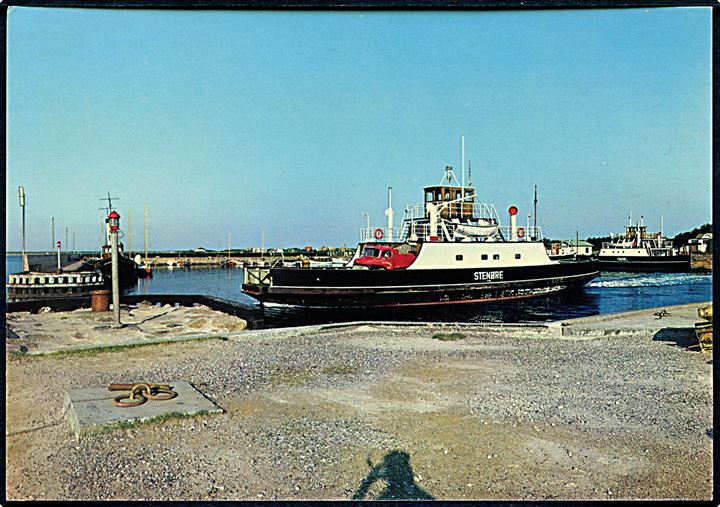 M/F Stenøre og andre færger i havn. C. Søndergaard no. 429 - 18. 