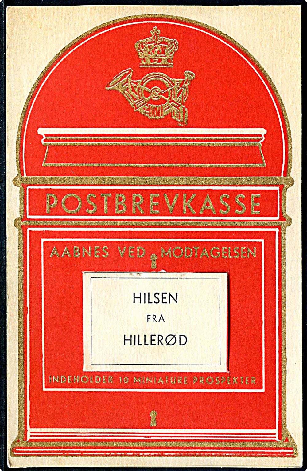 Hillerød postkasse prospekter Stenders serie 2 8