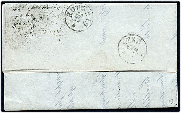 1d Victoria pl. 144 på tryksag fra Leith d. 26.12.1871 via Horsens d. 29.12.1871 til Thisted, Danmark.