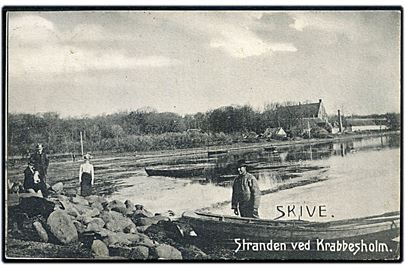 Skive, stranden ved Krabbesholm. G. Hansen no. 2321.