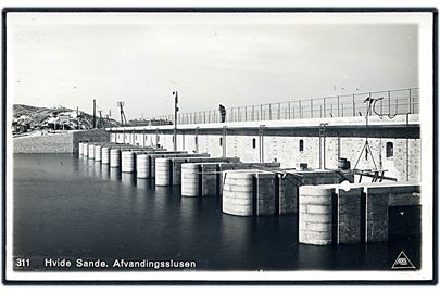 Hvide Sande, afvandingsslusen. Pors no. 311.