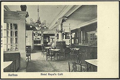 Hotel Royal's Café i Aarhus. C.M.B. no. 667.