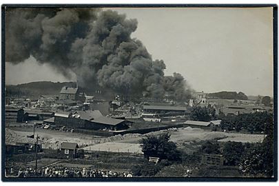 Odense, havnebranden d. 27.7.1925. E. Ravn u/no. Kvalitet 9