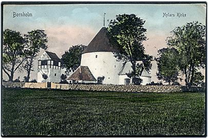 Bornholm, Nylars kirke. P. Alstrup no. 3621.