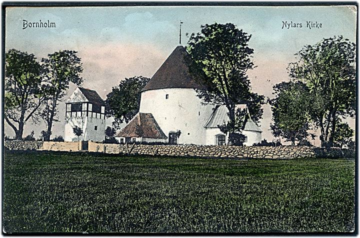 Bornholm, Nylars kirke. P. Alstrup no. 3621.