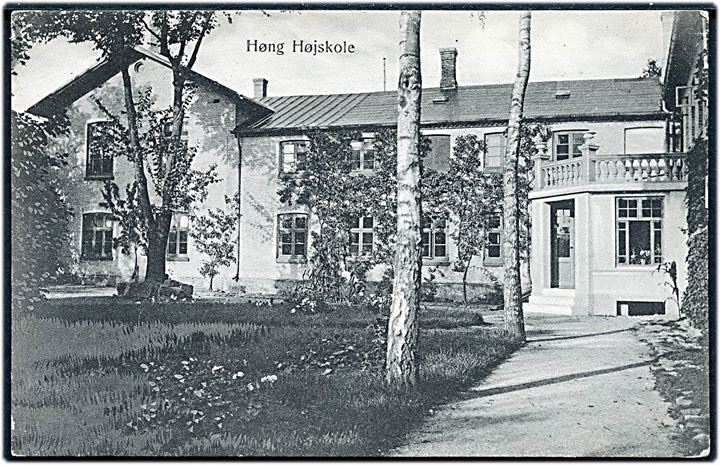 Høng Højskolen. L. Christensen no. 383.