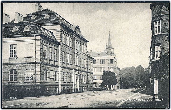 Horsens. Teknisk skole. C. Møller no. 6773.