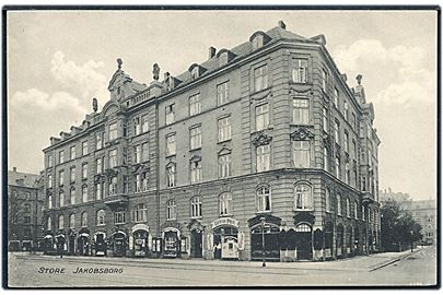 Købh. Store Jakobsborg på Østerbro i København. Jens A. Frederiksens Boghandel no. 2286-12.