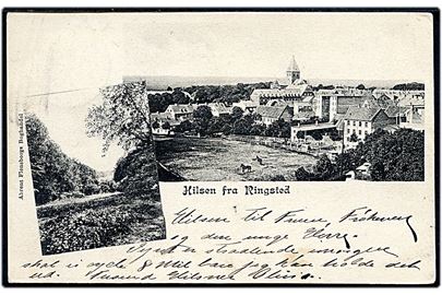 Hilsen fra Ringsted. A. Flensborg u/no.