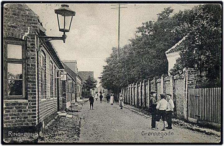 Ringkøbing, Grønnegade. Stenders no. 8363.