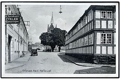 Grenaa, parti fra Torvet. Stenders Grenaa no. 96.