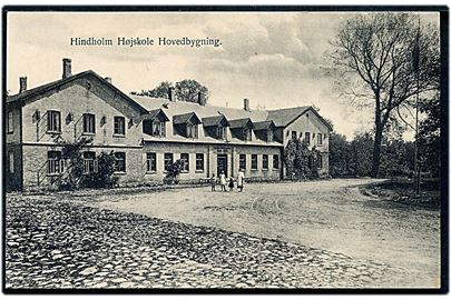 Hindholm Højskole Hovedbygningen. P. Pommer no. 13.