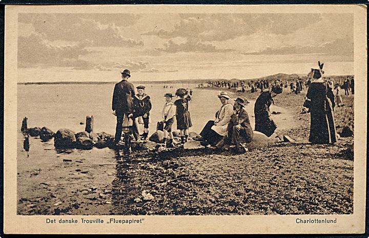 Charlottenlund, Fluepapiret - det danske Trouville. H. Chr. Petersen no. M562621.