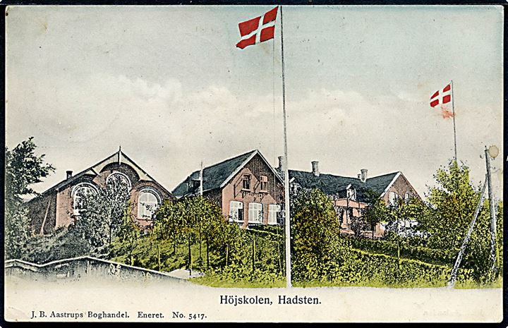 Hadsten. Højskolen. J.B. Aastrup no. 5417.