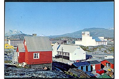 Godthåb, forsamlingshuset og Hans Egede-kirke. KGH no. 157.